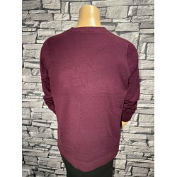Strik Bluse Bordeaux