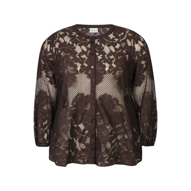 Lidia Blonde Bluse Brun