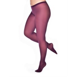 Curvy Super-Stretch 50 Den. Damson