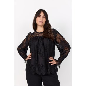 Klea Blonde Bluse Sort