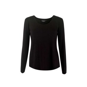 Bambus Bluse Sort