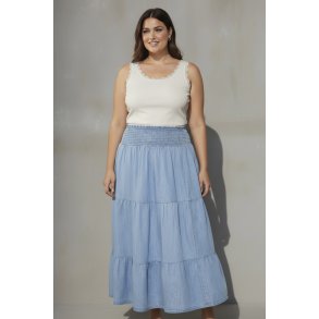 Dalan Bl� Denim Nederdel