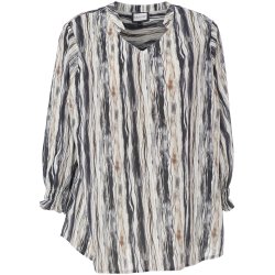 Berit Bluse Navy Strib