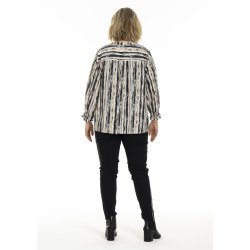 Berit Bluse Navy Strib