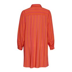 Natasja Skjortekjole Orange/Pink