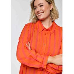 Natasja Skjortekjole Orange/Pink