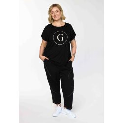 Gitte T-Shirt Sort m.print