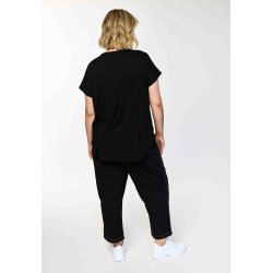 Gitte T-Shirt Sort m.print