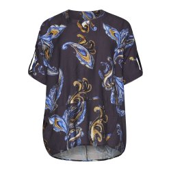 Elissa Bluse Bl� Print