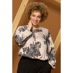 Merna Bluse Sand/Brun