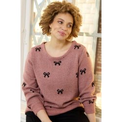 Elga Strik Bluse Old Rose