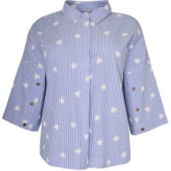 Melissa Bluse Bl�/Hvid