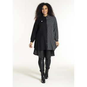 Emilie Skjorte Sort/Hvid