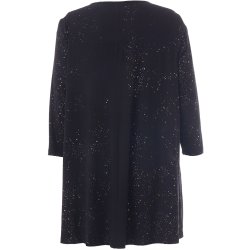 Ditte Tunika Sort Guld/Slv