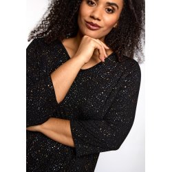 Ditte Tunika Sort Guld/Slv