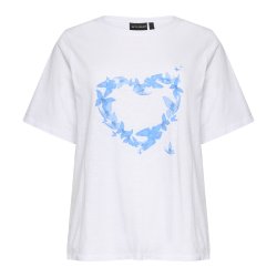 Bella Bluse Hvid/Bl�