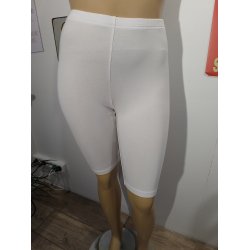  Bambus Lang Cykelshorts Hvid