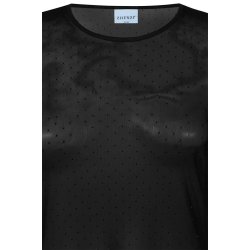 Mesh Bluse Sort