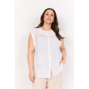 Mary Bomulds Skjorte Hvid