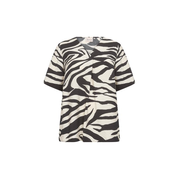 Luana Bluse Sort/offw
