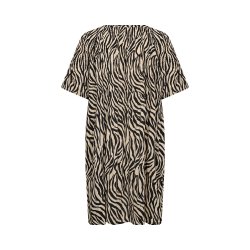 Liona Kjole Zebra Print
