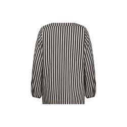 Nichole Bluse Sort/Offwhite