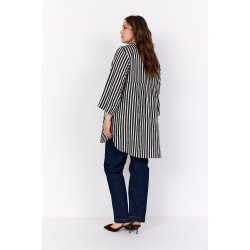 Nichole Skjorte Sort/Offwhite