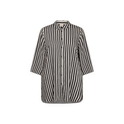 Nichole Skjorte Sort/Offwhite