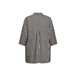 Nichole Skjorte Sort/Offwhite
