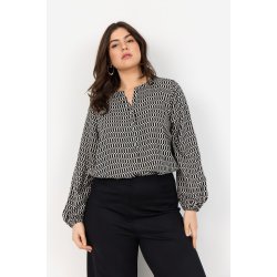 Nora Bluse Sort/hvid