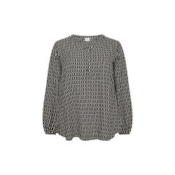 Nora Bluse Sort/hvid