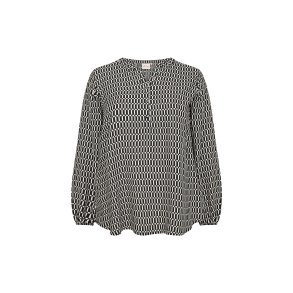 Nora Bluse Sort/hvid