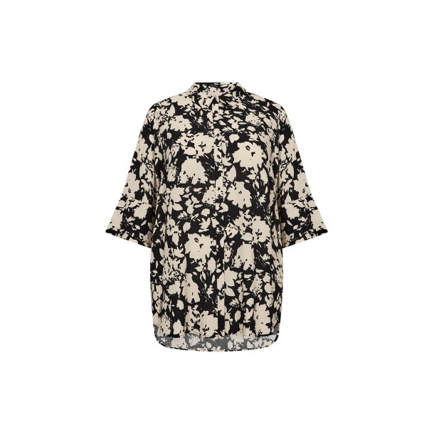 Saphina Tunika Sort/offwhite