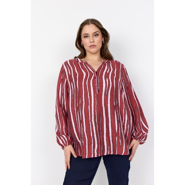 Chanella Bluse Wine/rose
