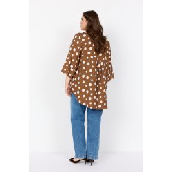 Celia Skjorte Toffee/Hvid