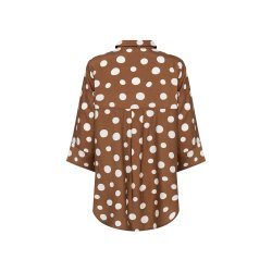 Celia Skjorte Toffee/Hvid