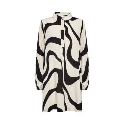 Chanita Tunika Sort/offwhite