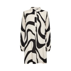 Chanita Tunika Sort/offwhite