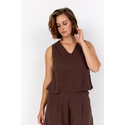 Corinna Top Brun