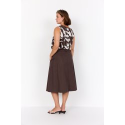 Hermina Top Brun/Hvid