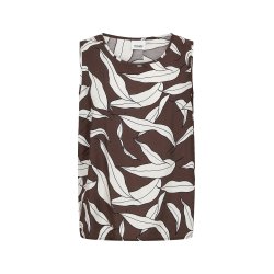 Hermina Top Brun/Hvid