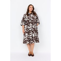 Hermina Kjole Brun/Hvid