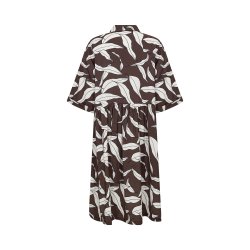 Hermina Kjole Brun/Hvid