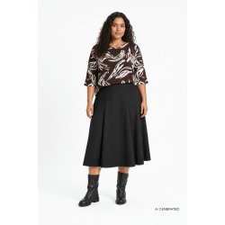 Juliette Bluse Brun/Offwhite