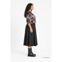Juliette Bluse Brun/Offwhite