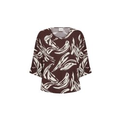 Juliette Bluse Brun/Offwhite
