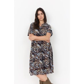 Hana Kjole Brun print