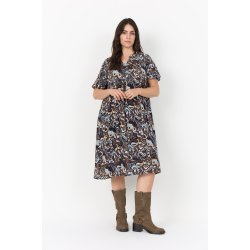 Hana Kjole Brun print