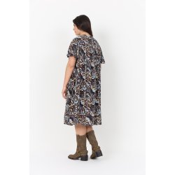 Hana Kjole Brun print