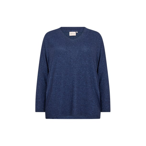 Simone Bluse Mrke Bl 